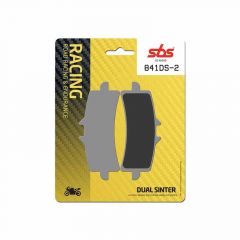 SBS 841DS-2 Dual Sinter racing front brake pad set (for Brembo)