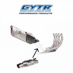 GYTR Akrapovic stainless steel/titanium exhaust system with mid muffler YZF-R6 17>