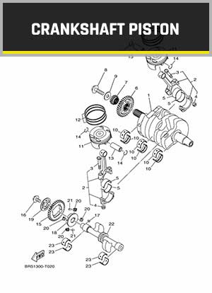 Yamaha YZF-R3 (2022-2024) OEM CRANKSHAFT & PISTON | Tenkateracingproducts.com
