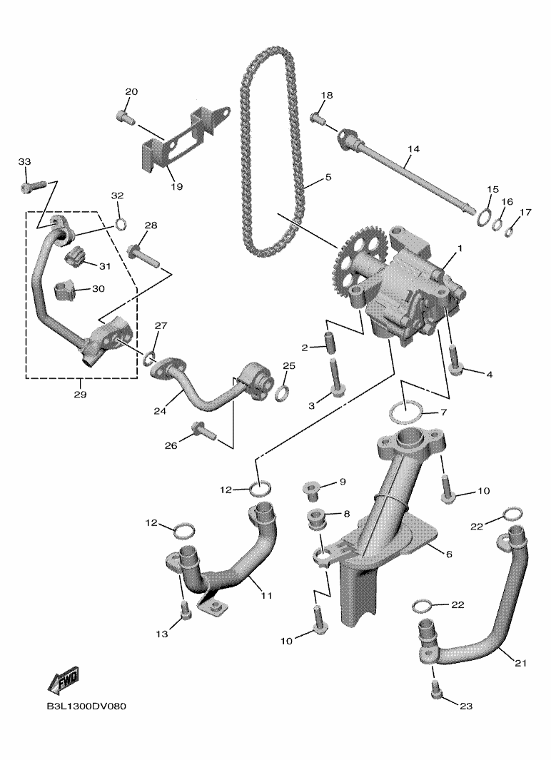 Yamaha YZF-R1 RN65 Oil Pump OEM Parts | Tenkateracingproducts.com